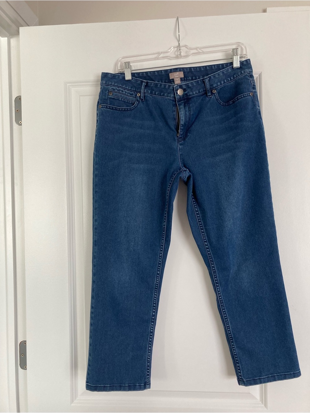 J. Jill Dark Blue Straight-Leg Jeans